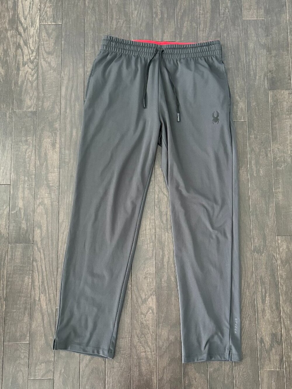 Spyder Grey Medium Men's Joggers w/ Red trim waistband